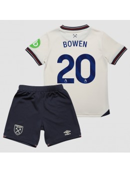 West Ham United Jarrod Bowen #20 Replika Borta Kläder Barn 2025-26 Kortärmad (+ byxor)